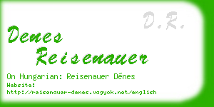 denes reisenauer business card
